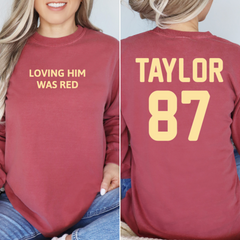 Loving Him Was Red Taylor 87 Shirt