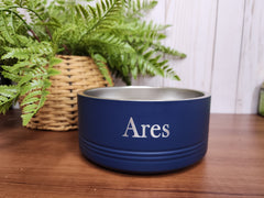 Personalized Stainless Steel Pet Bowl