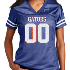 Custom Team Name Football Glitter Jersey