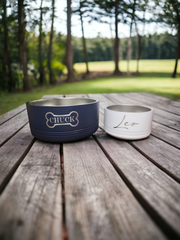 Personalized Stainless Steel Pet Bowl