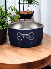 Personalized Stainless Steel Pet Bowl