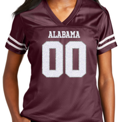 Custom Team Name Football Glitter Jersey