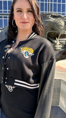 Custom Designed Team Cropped Letterman Jacket (6 Colors to Choose From!)