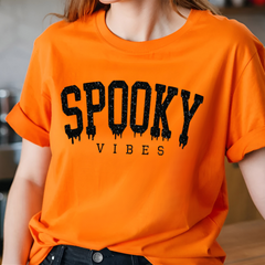 Spooky Vibes Glitter Shirt