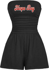 Tampa Bay Strapless Romper