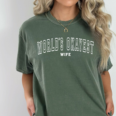 Comfort Colors World's Okayest Wife Shirt