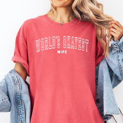 Comfort Colors World's Okayest Wife Shirt