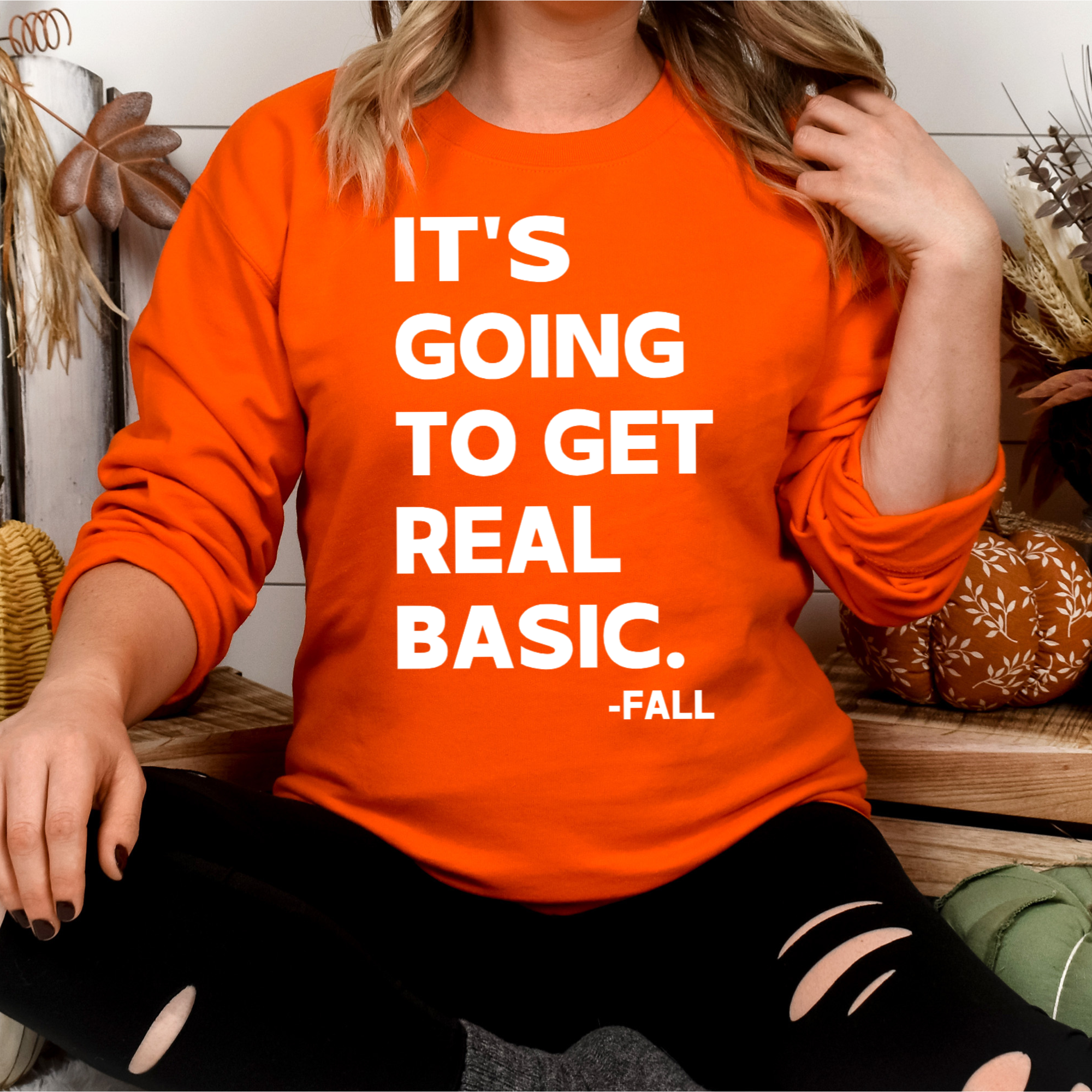 It’s Going to Get Real Basic Fall Tee