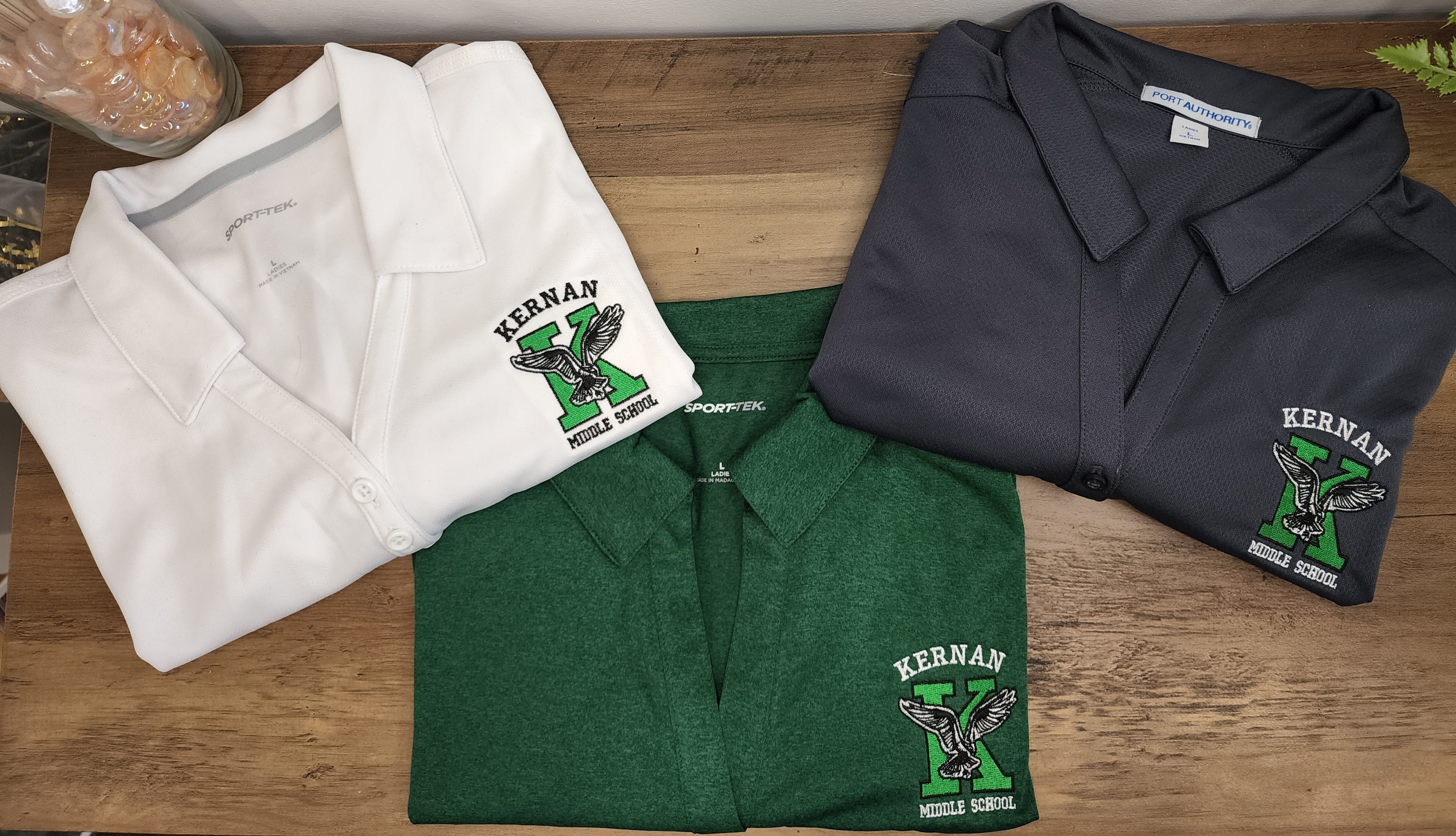 Kernan Middle School Embroidered Polos