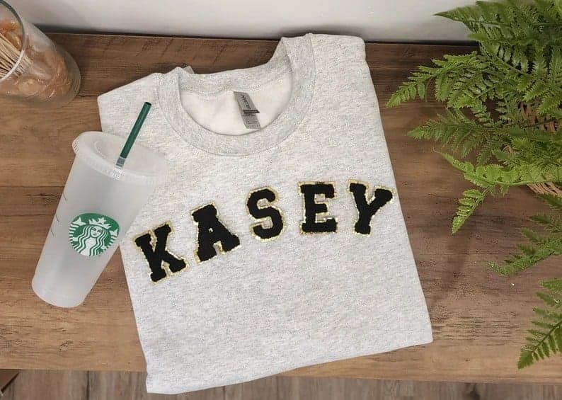 Custom Name Letter Patch Shirt