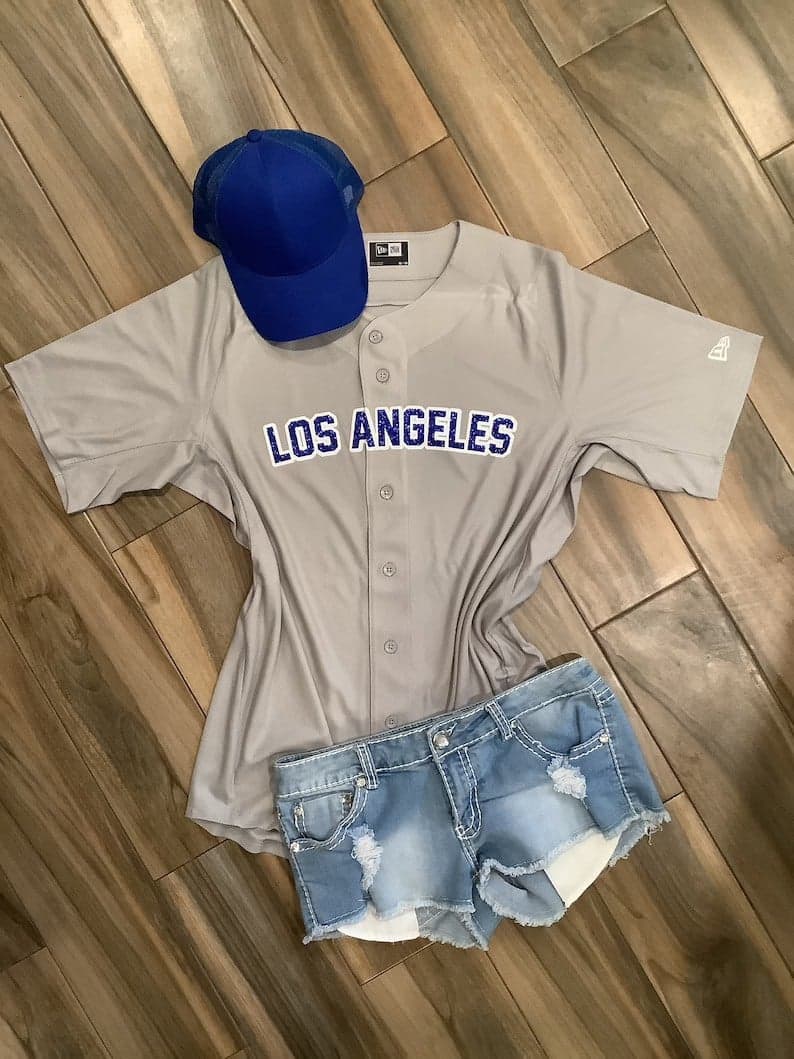 Lulu Grace Designs Atlanta Braves Inspired Baseball Jersey: Baseball Fan Gear & Apparel for Women Youth XS / Youth/Toddler Tee