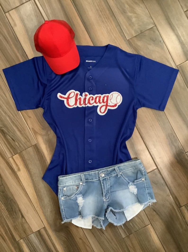 LA Dodgers Inspired Elton John Style Baseball Jersey - Blue