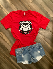 Georgia Bulldog Head Shirt
