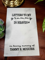 Customized Letters Memorial Notebook
