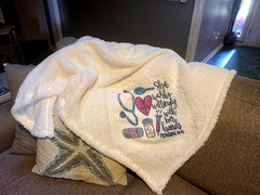 Healthcare Appreciation Plush Blanket