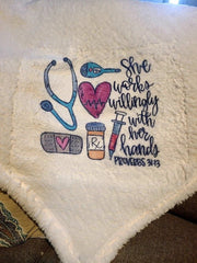 Healthcare Appreciation Plush Blanket