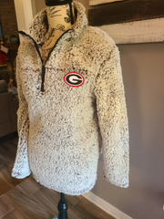 Georgia Bulldogs 1/4 Zip Fleece Jacket