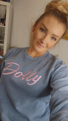 Dolly Parton Embroidered Sweatshirt