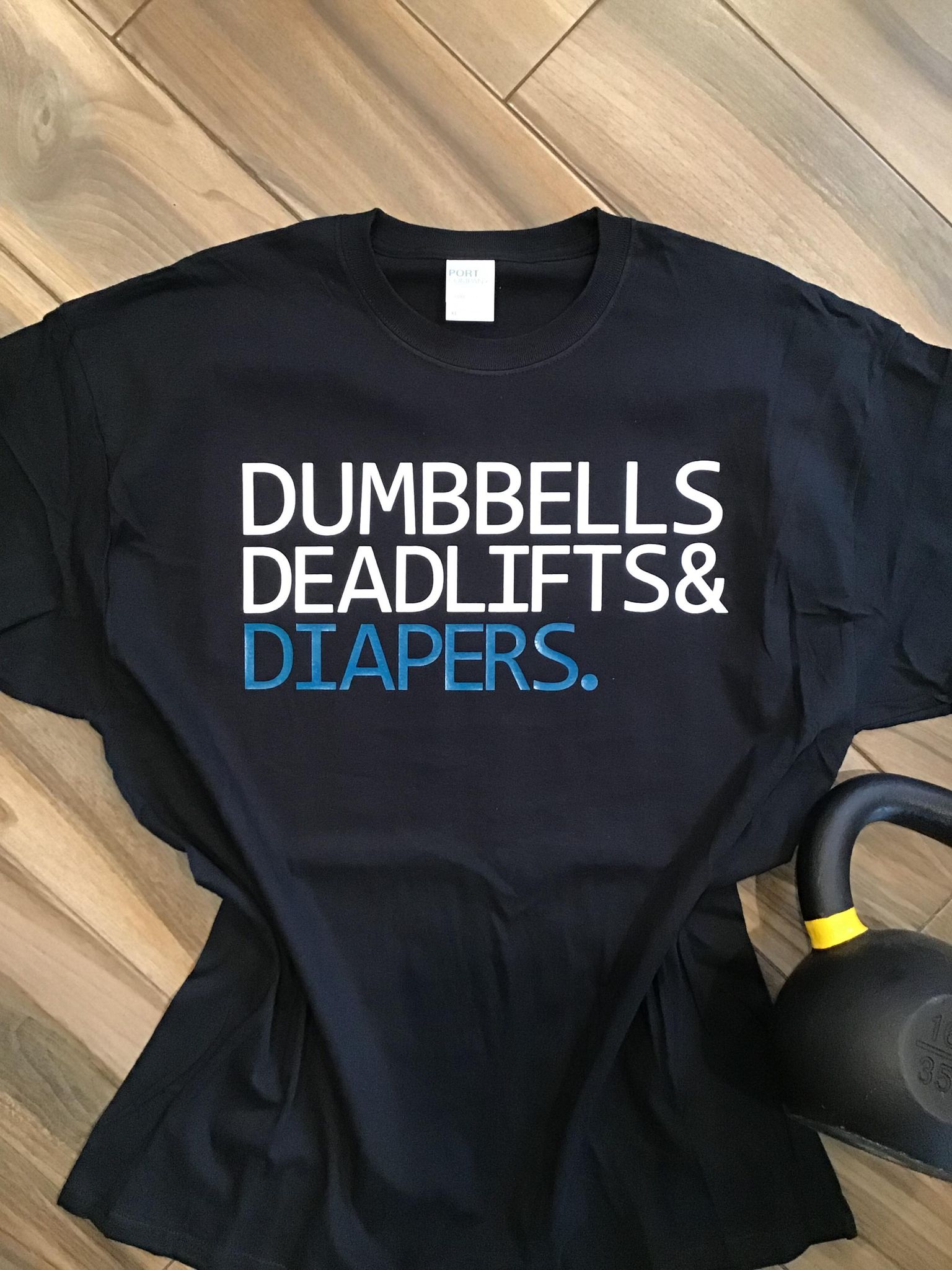 Dumbbells Deadlifts and Diapers