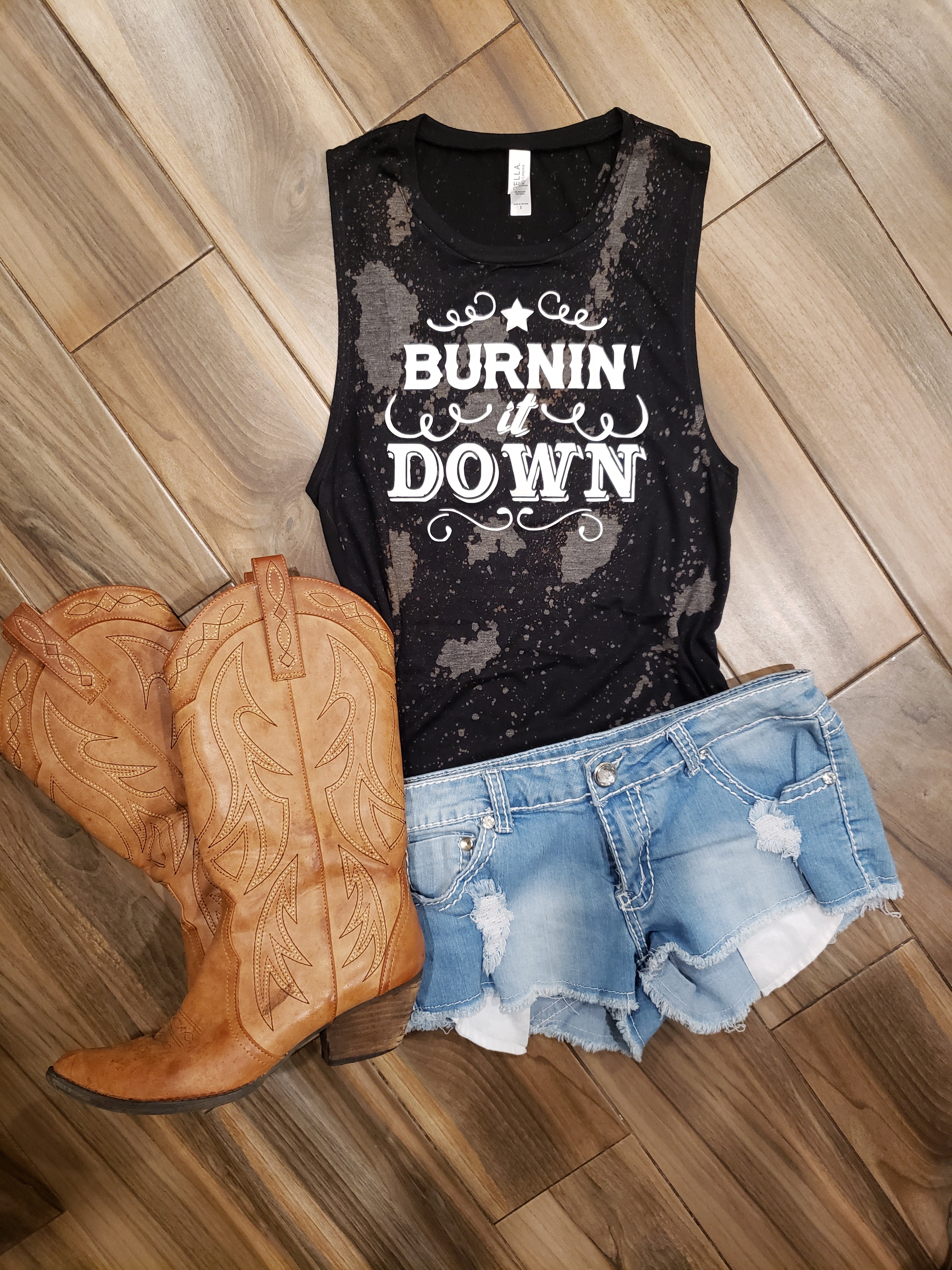 Bleached Burnin’ it Down Shirt