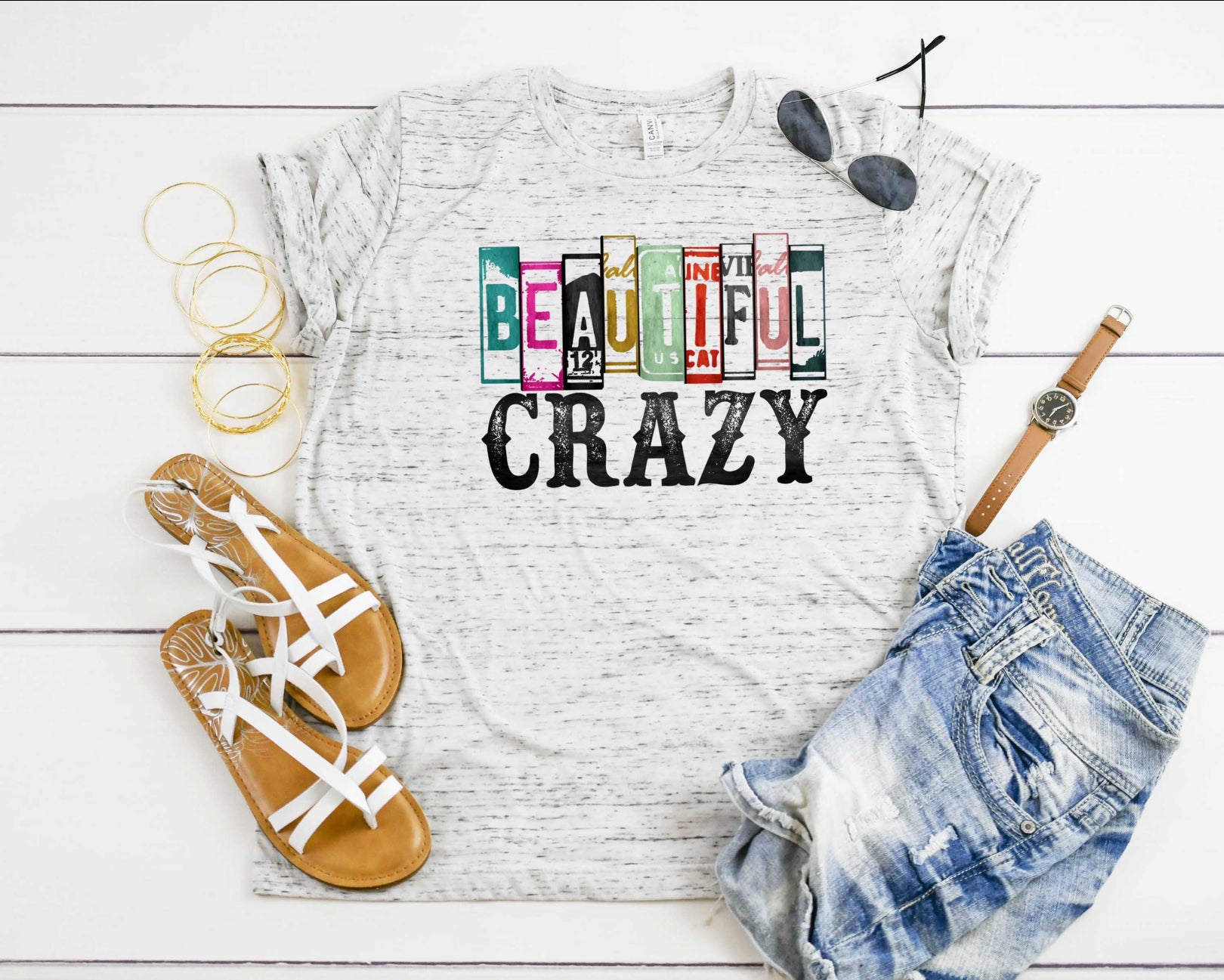 Beautiful Crazy - Gray Shirt