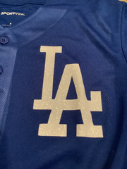 LA Dodgers Inspired Baseball Jersey - Blue