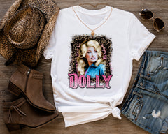 Dolly Parton Leopard Print Shirt