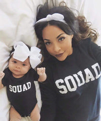 Squad Mommy and Me Shirt Set