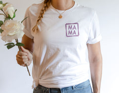 Embroidered Mama Top