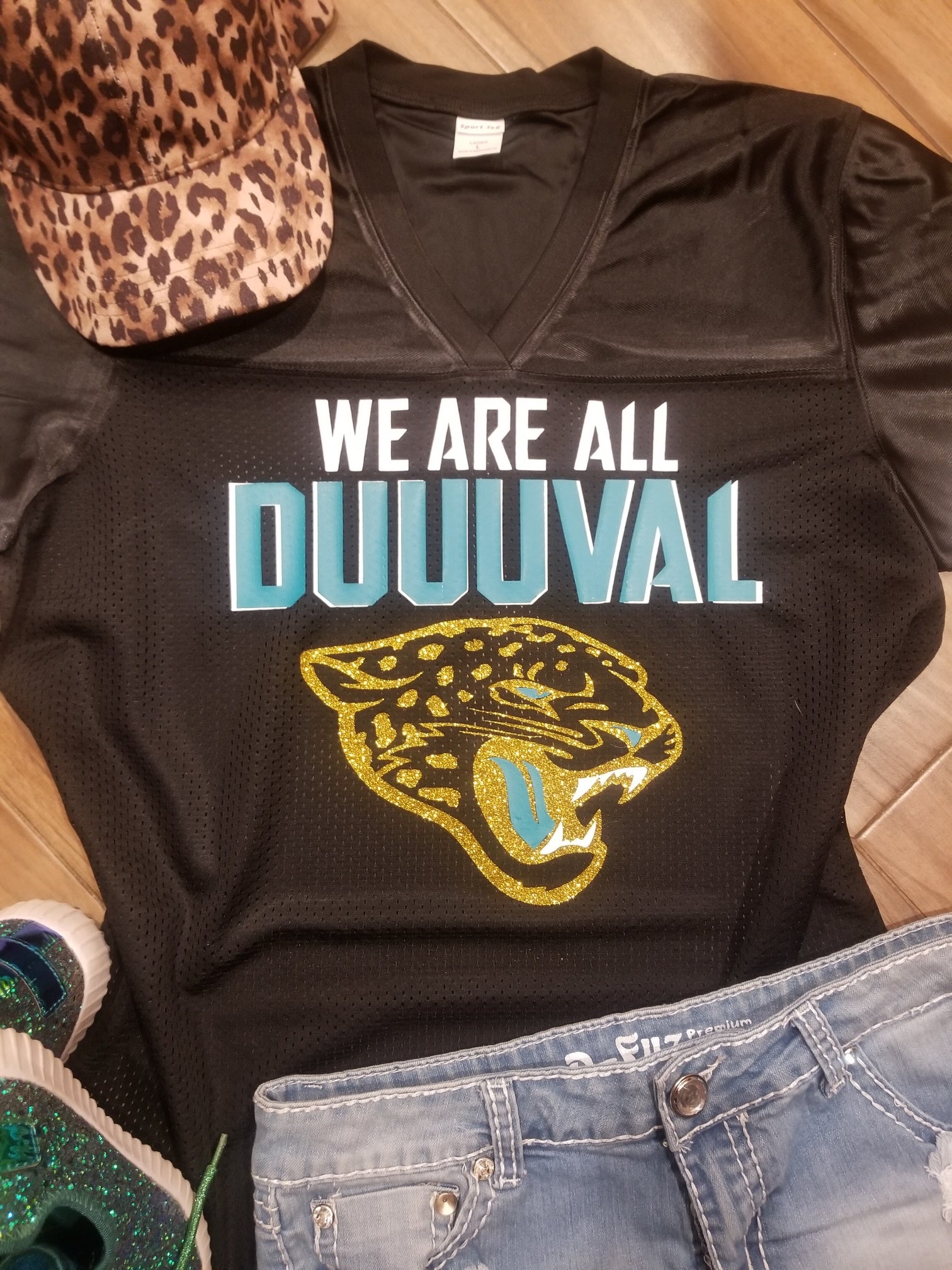 We Are All Duval Glitter Shirt