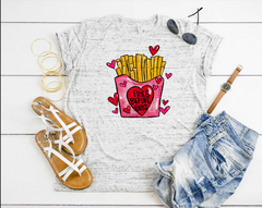 Fries Before Guys Marbled Shirt