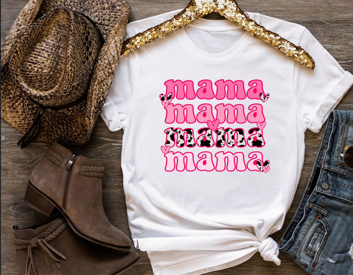 Mama Cow Print Shirt