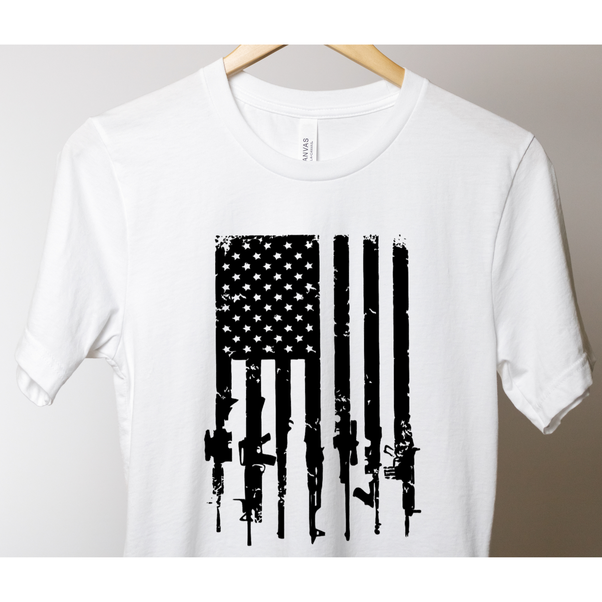 American Flag Rifle Shirt