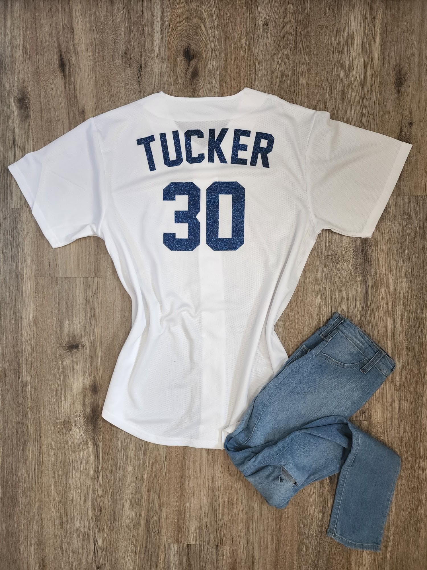 Lulu Grace Designs Houston Astros Inspired Baseball Jersey: Baseball Fan Gear & Apparel for Women S / Ladies Cotton Tank