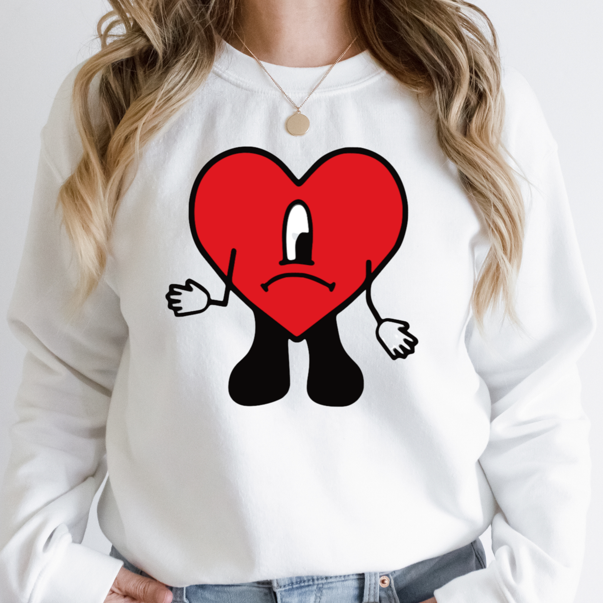 Bad Bunny Heart Shirt: Valentine's Day Apparel – LuLu Grace