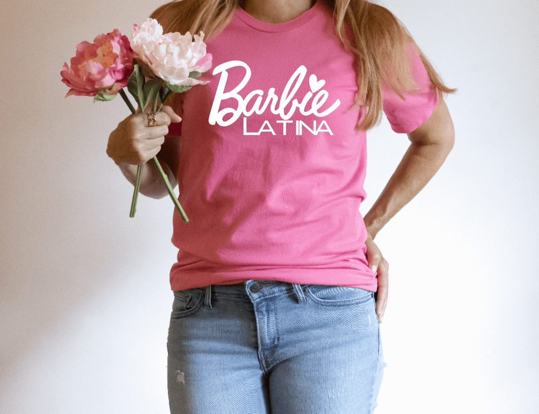 Pink Barbie Latina Shirt Fun Apparel For Women Lulu Grace
