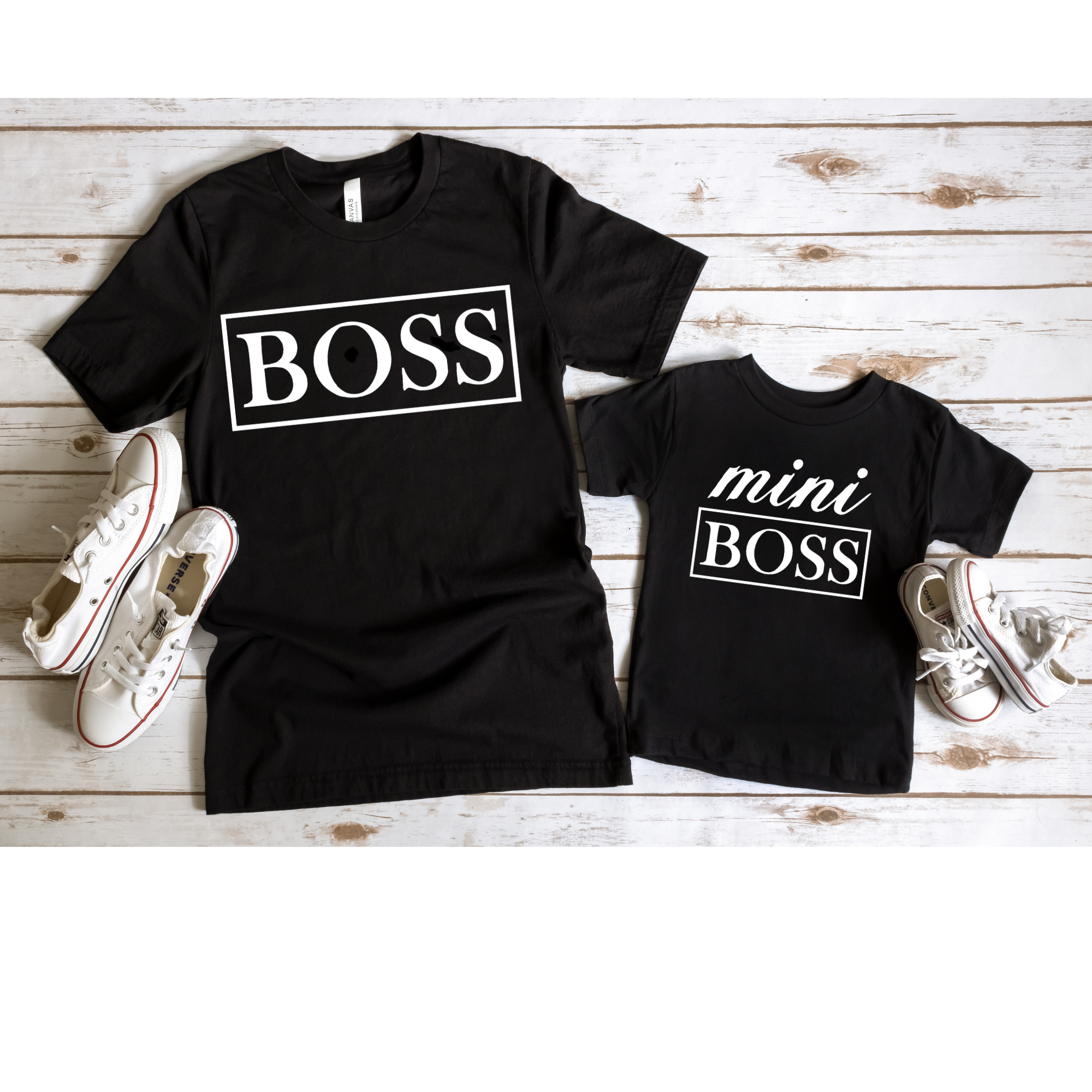 Boss and Mini Boss Shirt Set