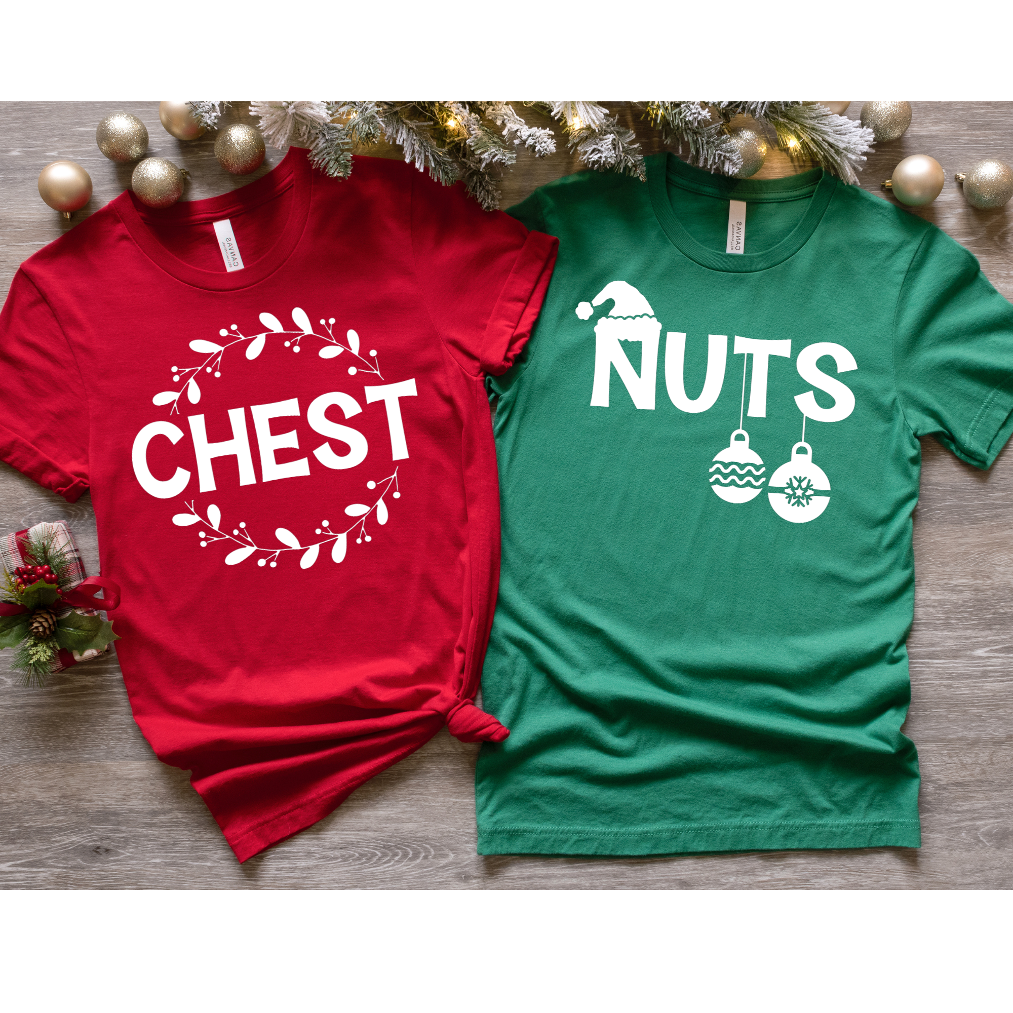 Matching Christmas Shirts Couples