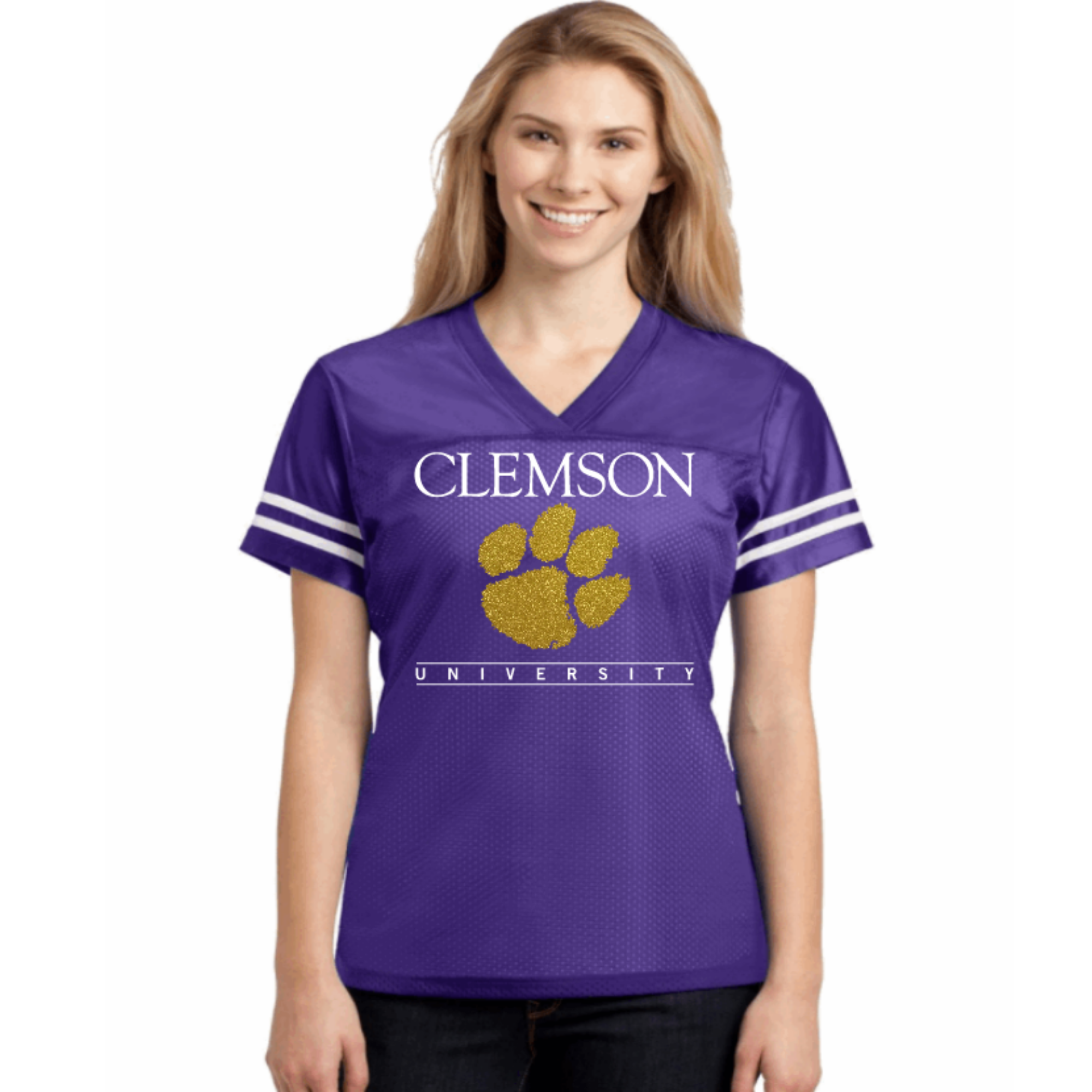 Ladies clemson jersey best sale