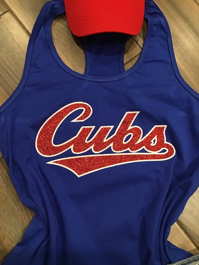 Chicago Cubs Inspired Baseball Top