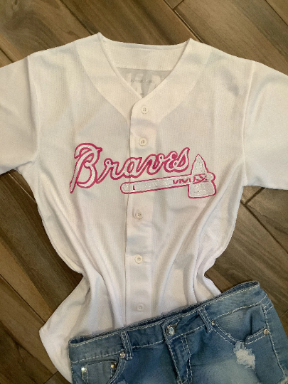 Atlanta Braves Inspired Baseball Jersey