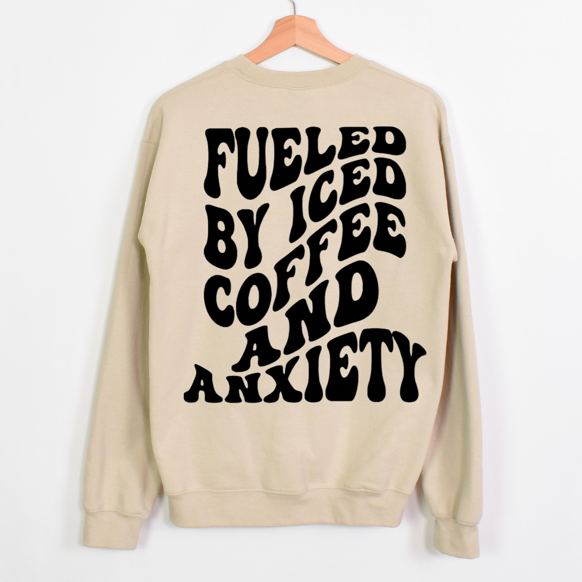 Fueled By Iced Coffee and Anxiety Shirt