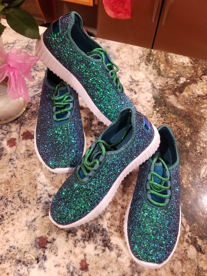 Share more than 248 glitter sneakers