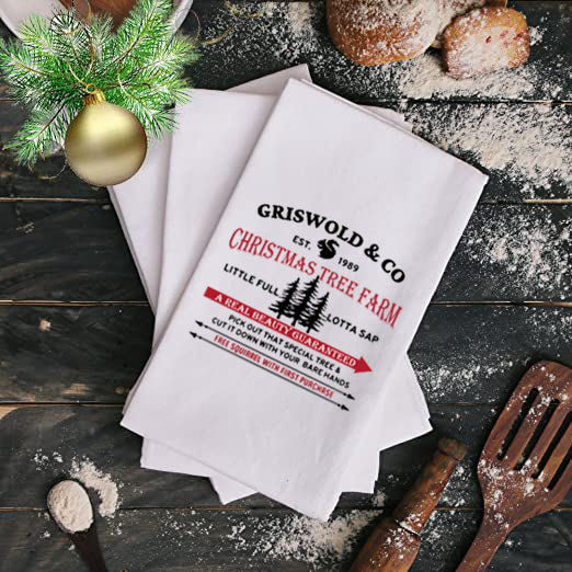 Griswolds Christmas Tree Farm Little Full Lotta Sap Kitchen Towels