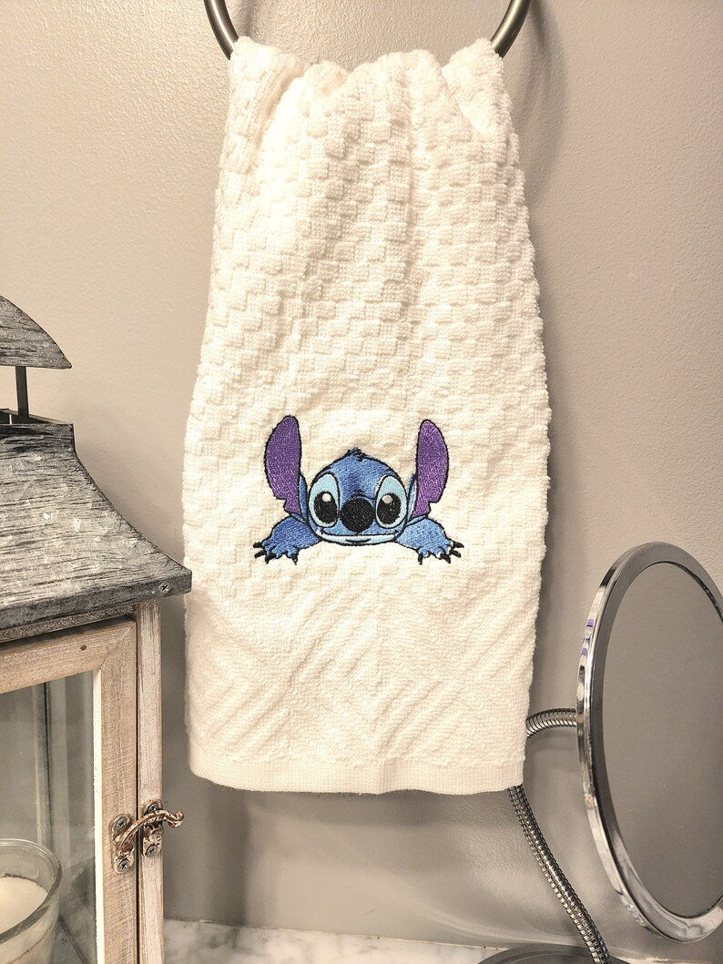 Stitch Embroidered Hand Towels