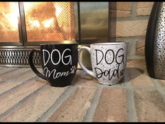 Dog Mom and Dad Campfire Mugs
