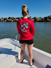 Georgia Bulldogs Glitter Fishing Shirt