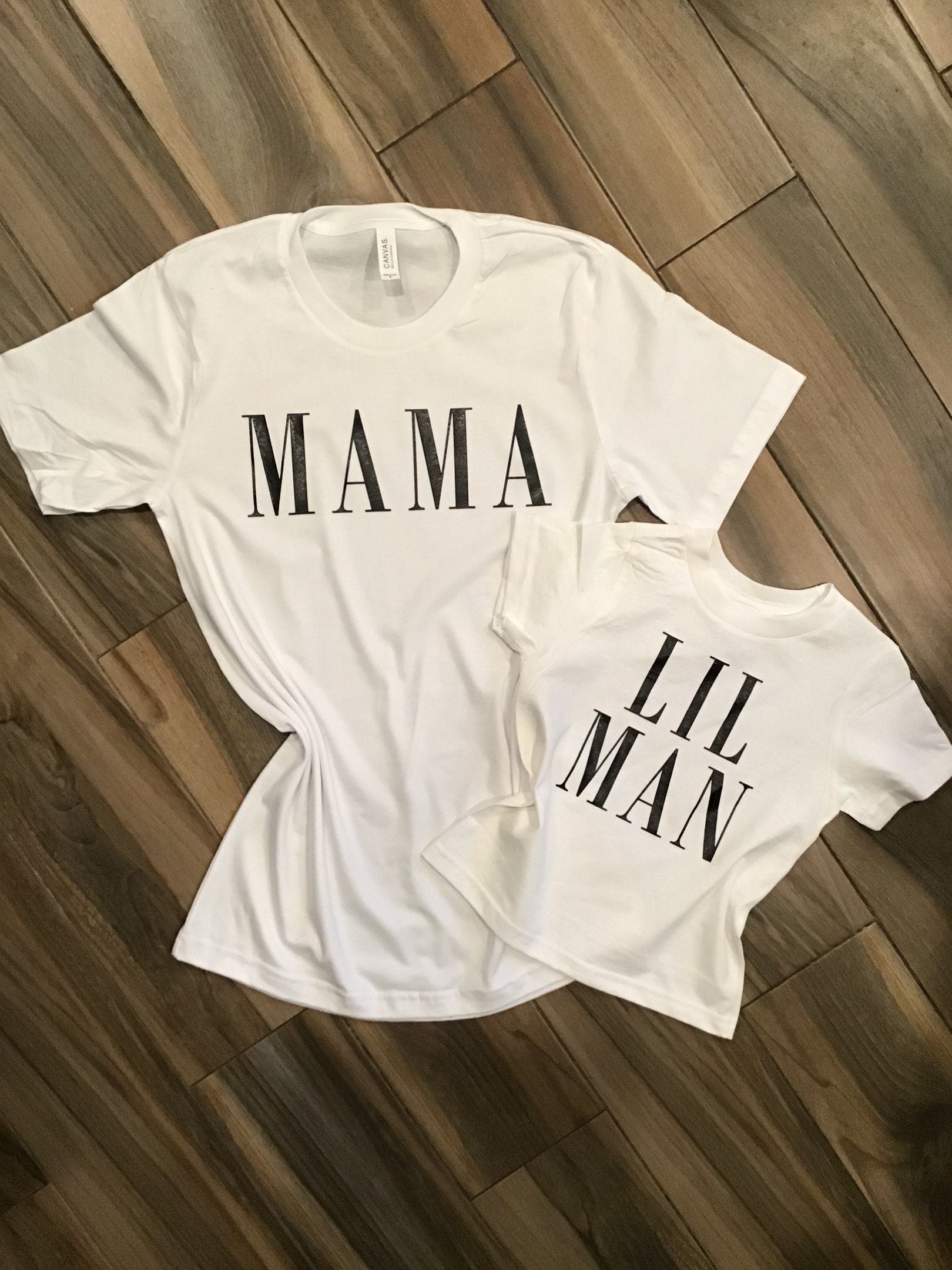 Mama and Lil Man Shirt Set