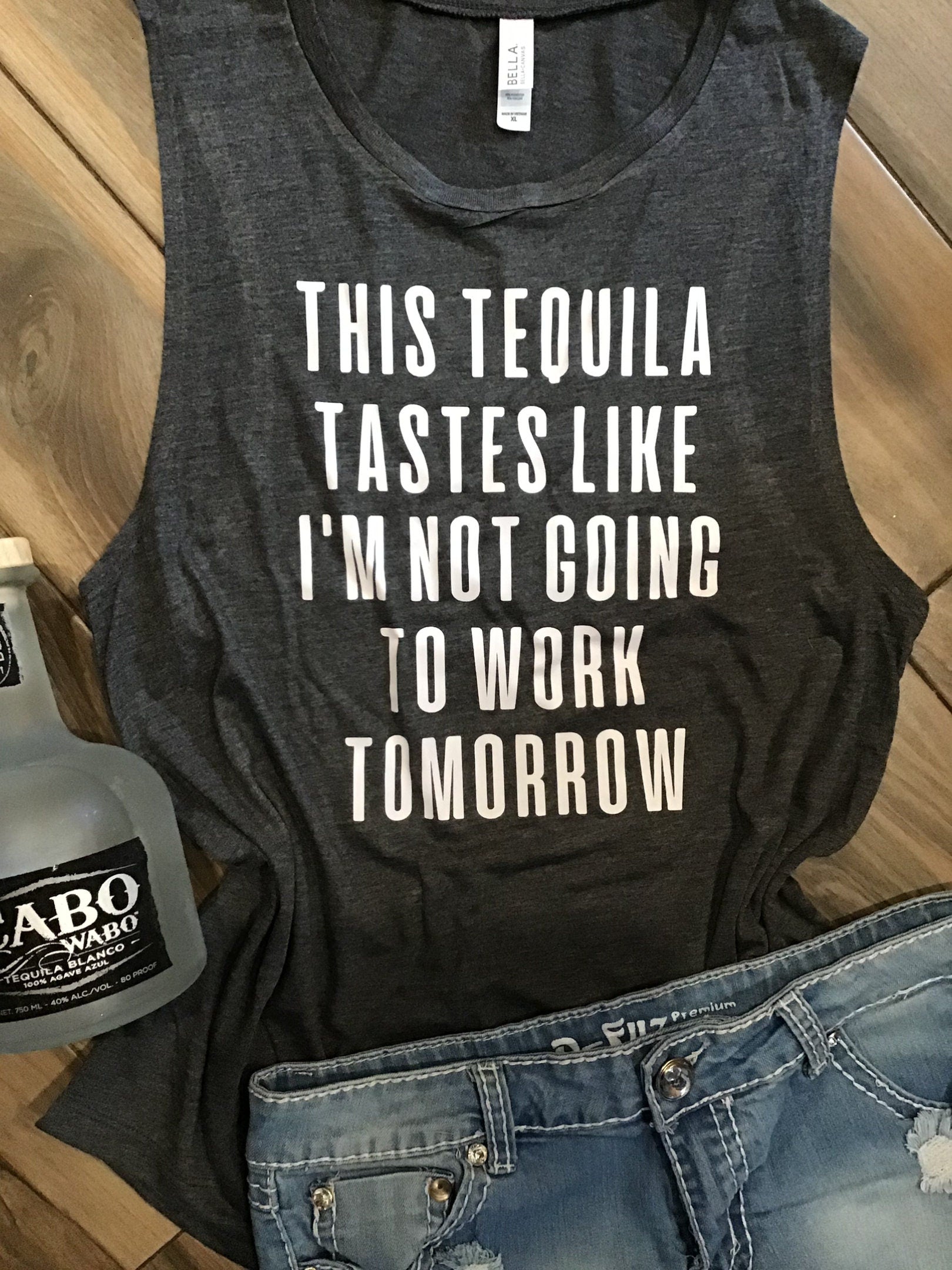 This Tequila Tastes Like I’m Not Going to Work Tomorrow Shirt / Funny Tequila Shirt / Vacation Tee / Drinking Tee / Tequila Tee