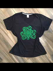 Glitter Celtic Clover Shirt